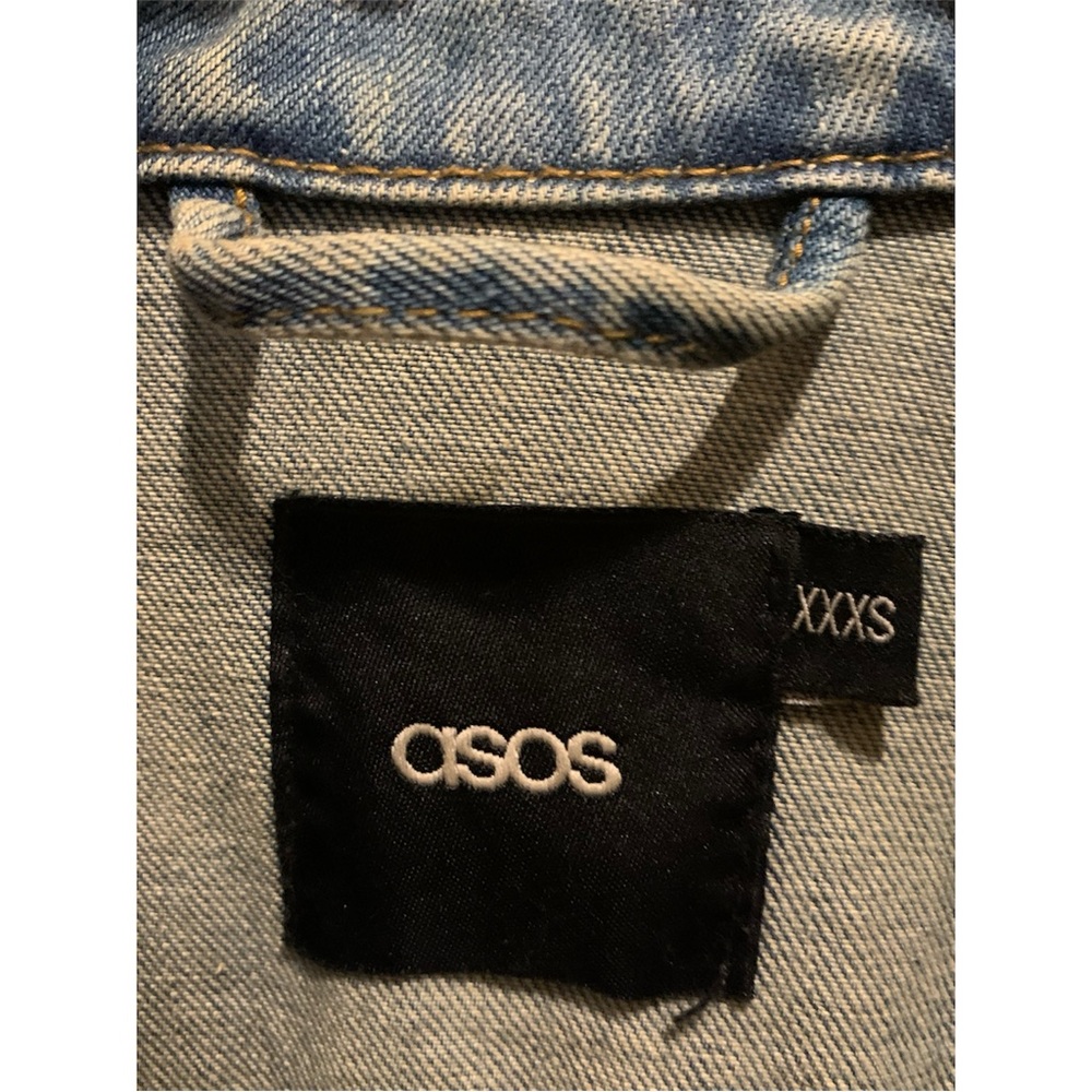 ASOS Jean Jacket Distressed - XXXS - Picture 7 of 7